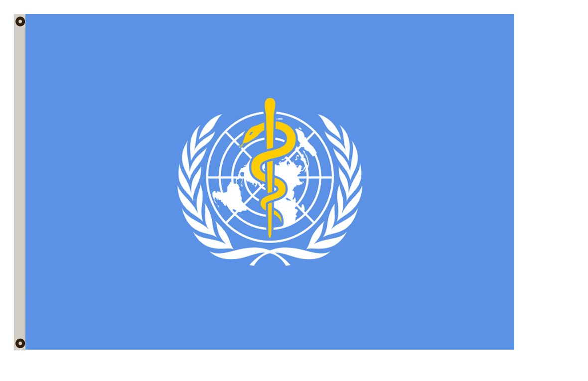 Fyon United Nations banner Agencies and organizations WHO World Health Organization flag 3x5ft