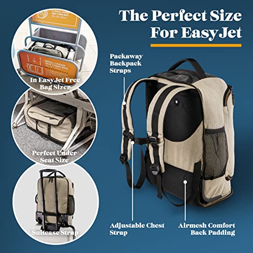 Reisetasche mit Rollen und Rucksackfunktion Cabin Max Manhattan