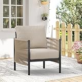 Oasbira Aluminum Outdoor Patio Conversation Set