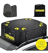 SUPAREE Roof Cargo Bag, 19 Cubic Feet Car Roof Bag 100% Waterproof Rooftop Cargo Carrier Bag, Ant...