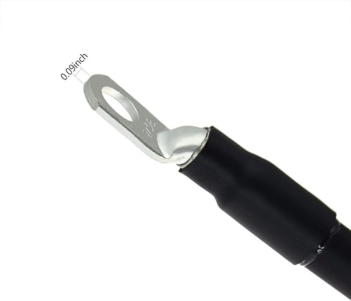 Miniatura 4 de 2 cables para inversor para batería de calibre 2AWG, terminales de cobre estañado, buenos para energía solar, coche, RV, motocicleta, auto y