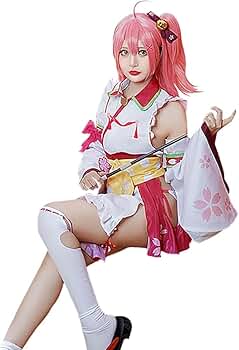 さ*や様 ホロライブ/さくらみこ/水着/コスプレ Amazon.co.jp: ☆工場直売☆ さくらみこ コスプレ ハロウィン