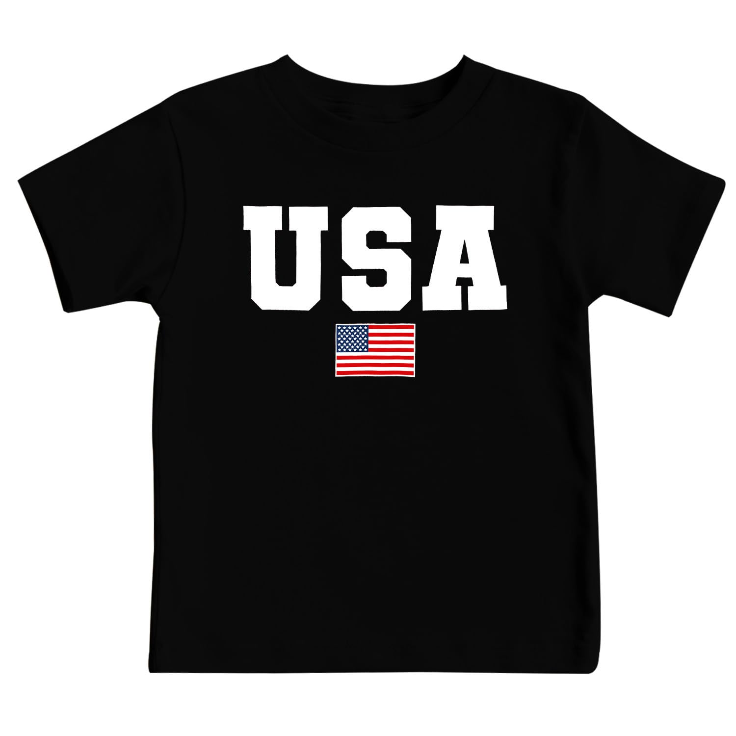 4th of July Shirts Toddler Boys Girls American Flag USA T-Shirt Kids Patriotic Tee Tops