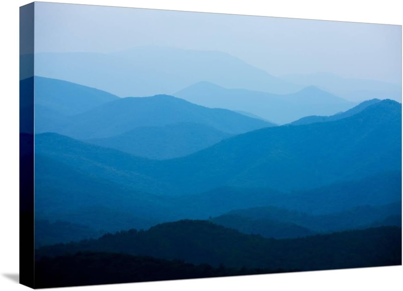 ART.COM Wall Photographic Print Blue Mountains, Blue Ridge Parkway, Virginia by Paul Souders, 36" x 24"