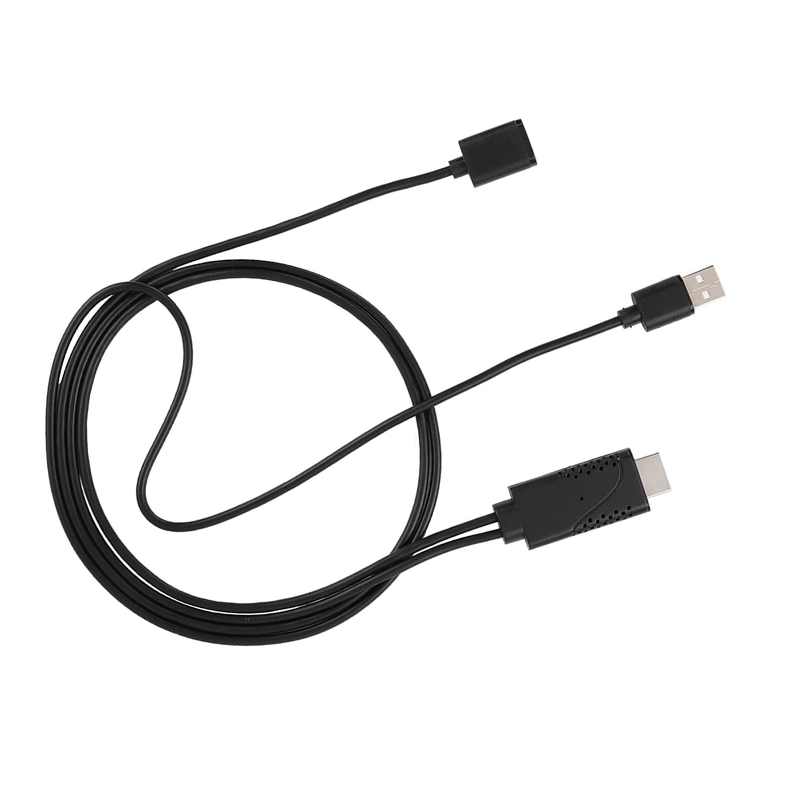 Câble adaptateur 2 en 1 1080p USB femelle vers HDMI mâle HDTV pour iOS Android