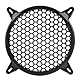Ausla 6/8/10/12 Zoll Subwoofer-Schutz-Netzschutz, Schwarzes Kunststoffmaterial, Beständig Gegen Luftverschmutzung, Car-Audio-Dekoration, Lautsprecherabdeckung (12 Zoll)