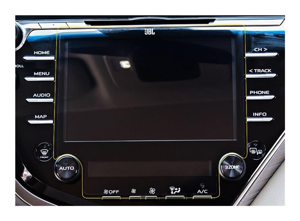 Film protection navigation Camry XV70 écran PET anti-reflet auto - 8