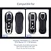 Kwak's Car Key Cover Case Compatible for Porsche Panamera 718 911 Cayenne 9YA Macan 971 Boxster White Key Holder Car Key Cover (AType White)