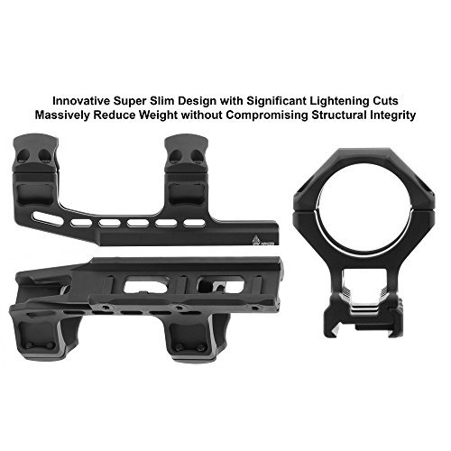 Leapers AIR42250 Inc., UTG Accu-Sync Offset Picatinny Rings, 34mm High Profile, 50mm, Black by UTG - Used condition - Image 6