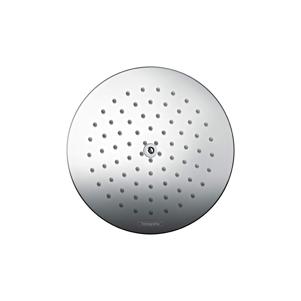 hansgrohe Raindance S 7-inch Showerhead Upgrade Modern 1-Spray PowderRain Easy Clean with QuickClean in Chrome, 27656001