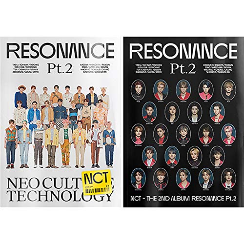 NCT 2020 The 2nd Album Resonance Pt. 2 PreOrder (Departure Ver.+Arrival Ver. Set) 2 CDs+2 Folded Posters+2 Photo Books+2 Photo Cards+2 Stickers+ID Card+Access Card+(Extra 5 NCT Photocards)