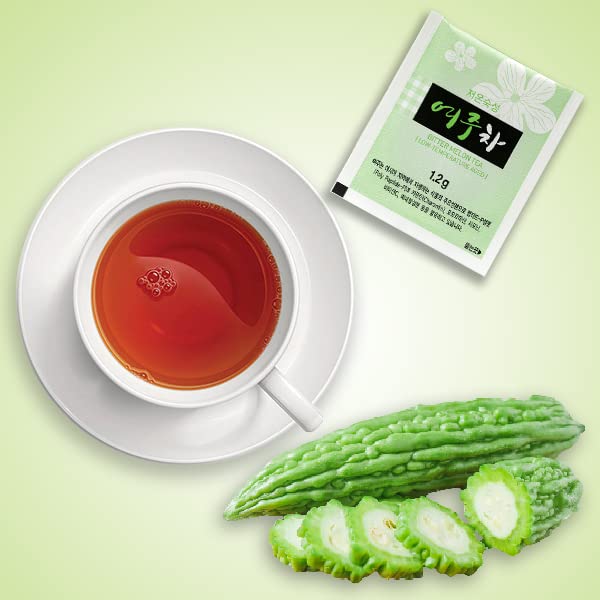 Miniatura 4 de Té de melón amargo 50 bolsas de té y 30 palitos de té de limón KOMBUCHA