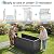 KDYMOD 320 Gallon Outdoor Storage Deck Box, Waterproof Resin Deck Boxes with Handle & Lockable for Patio Furniture, Garden & Pool Tools -Swimming Pool, UV Resistant, Black (320)
