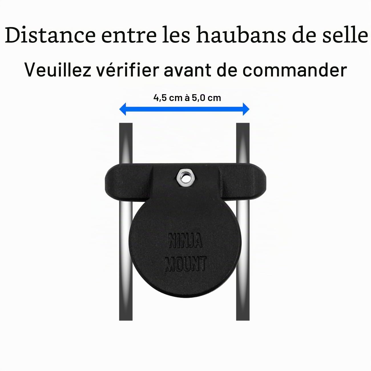 Airtag Support de Selle pour Vélo et Vélo Électrique I Localisation Facile I avec Vis de Sécurité et Outils
