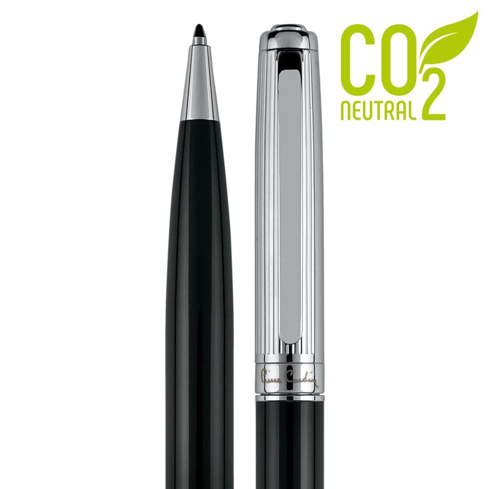 Pierre Cardin® DIDIER Set aus Kugelschreiber und Rollerball mit Gravur | Premium Stifte | Etui | blaue Mine | edel | personalisiertes Geschenk | Namen | graviert | Jahrestag | Geburtstag