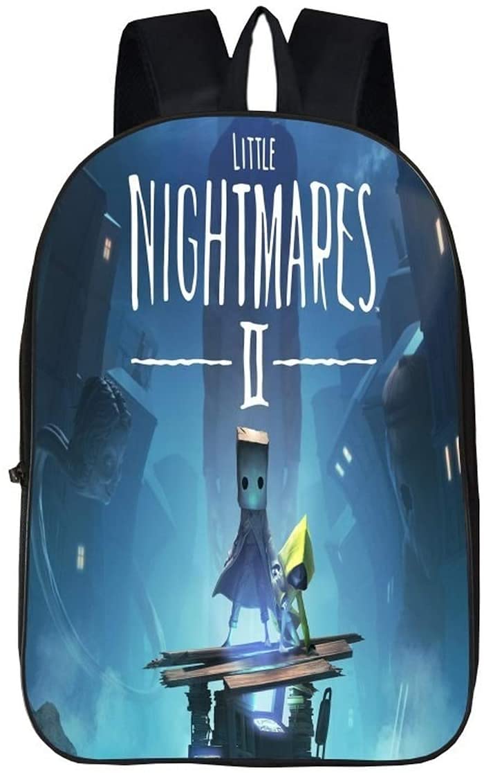 Nichiyobi 4 Little Nightmares Ii Backpack, Little Nightmares Ii School Bag, Nursery Blitz School Bag, Large Capacity, Durable, 31 * 1 * 5 Cm (17 Zoll), Rucksack