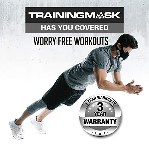 Training Mask - Workout Training Mask 2.0 With Case, Cardio Training Mask For Running, Cycling, And Exercise, Multi-Level Resistance, Black Mask, Small #TOP5