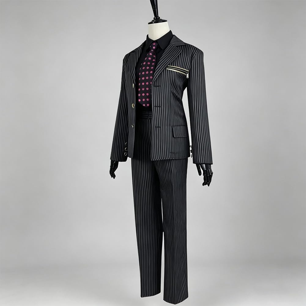 Anime Cosplay JJBA Essig Doppio Kostüm Uniform | Anime JJBA Essig Doppio Anzug, komplettes Set, Kostüm, Outfits, Karneval, Faschingsparty