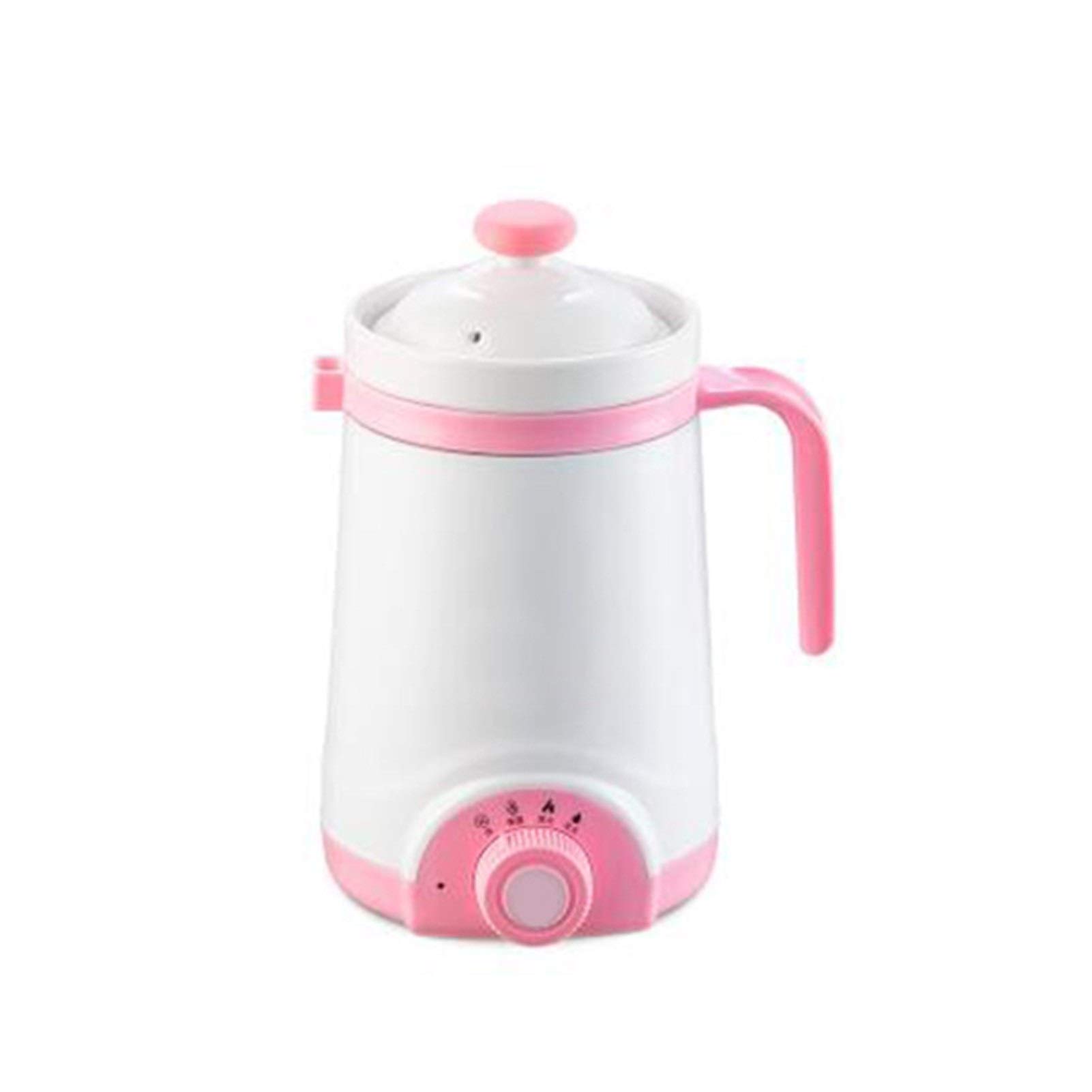 NEWCES Electric Cooking Pot Mini Automatic Electric Kettle Boiler Ceramics Soup Stew Porridge Slow Cooker Milk Heater Hot Water Heating Cup Health Pot