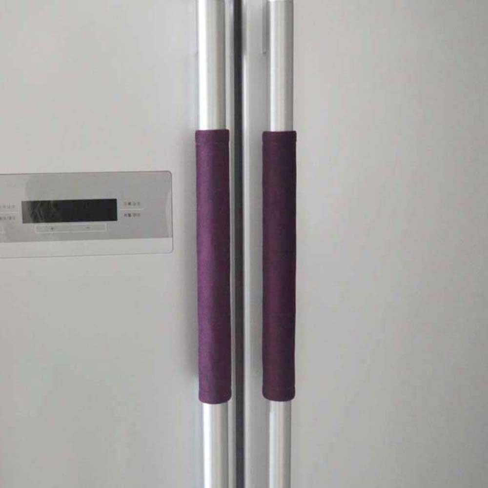 FLYPARTY Protective Refrigerator Door Handle Covers – Catch Drips & Smudges (Purple) FLYPARTY Protective Refrigerator Door Handle Covers – Catch Drips & Smudges (Purple)