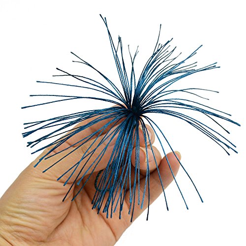 Image of 100pcs 13cm /5 Inch Silky Floss Bookmark Tassels with 2-Inch Cord Loop and Small Chinese Knot for Jewelry Making, Souvenir, Bookmarks, DIY Craft Accessory (Dark Teal)
