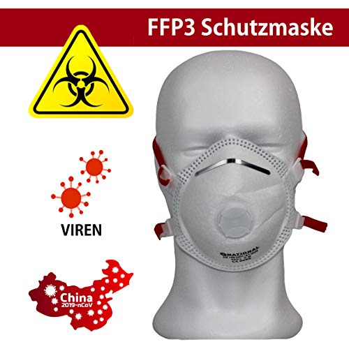 Preisvergleich Produktbild Atemschutz-Maske FFP3 Corona Virus / Feinstaub / sofort verfügbar