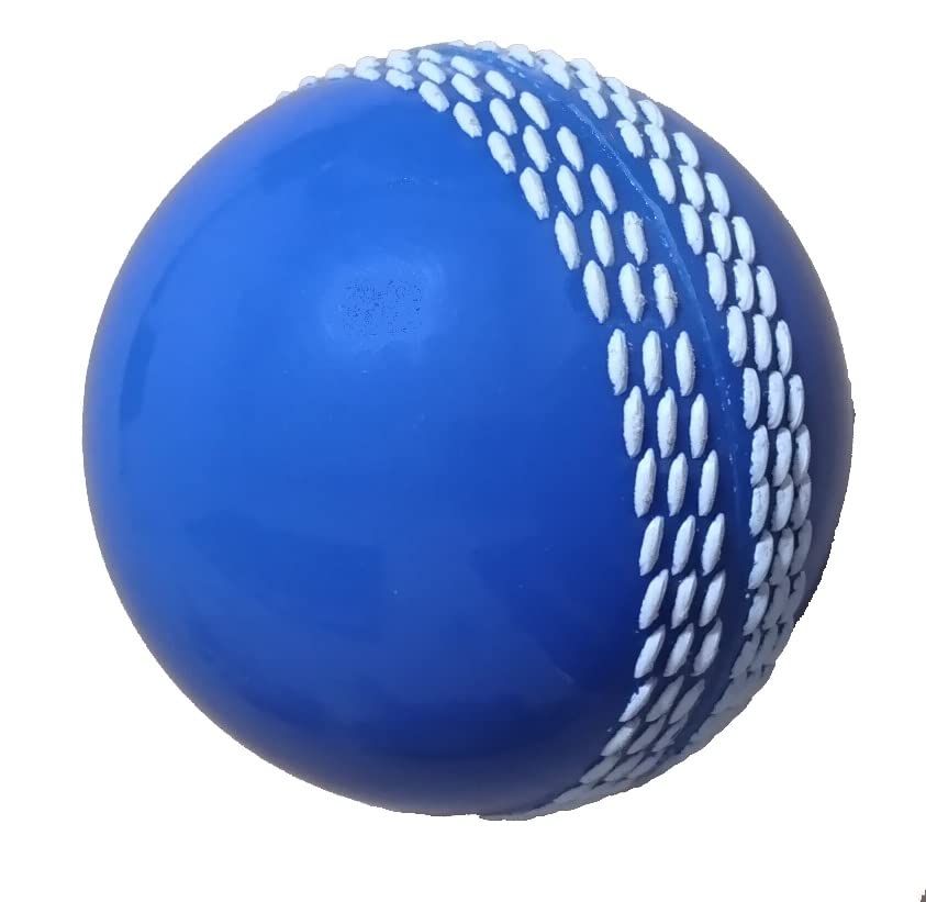Image of TIMA Synthetic Cricket Ball Poly Hard Cricket Balls - Indoor & Outdoor Training Cricket Ball for Coaching Practice (Blue Pack of 1)