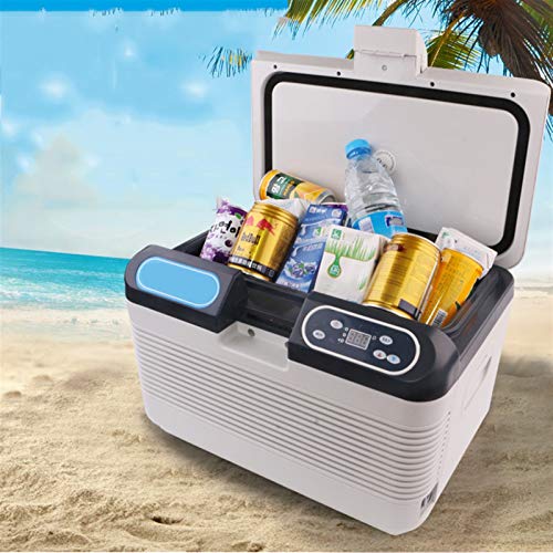 Mini-Kühlschrank Minikühlschrank, 12L 12V/24V/220V/240V Home Car Dual-Use ABS Mini Autokühlschrank Tragbare Elektrische Kühlbox Box Warmer
