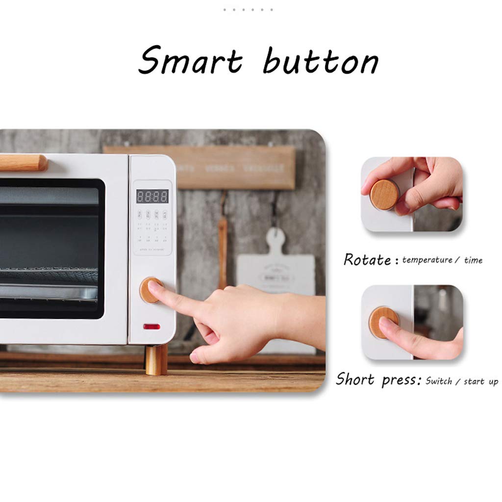15l Mini Forno Elettrico Retrò Automatico Domestico Multi-Funzione, Anti-Scottatura/Illuminazione Della Lampada Del Forno/Riscaldamento A Quattro Tubi