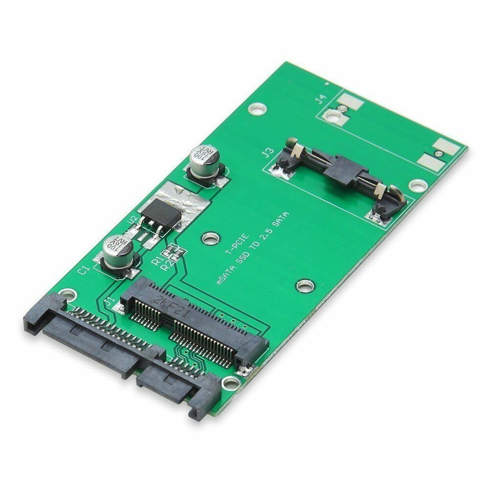 Mini PCI-e PCIe mSATA 30mm x 50mm SSD To 2.5 inch SATA Adapter Converter Card