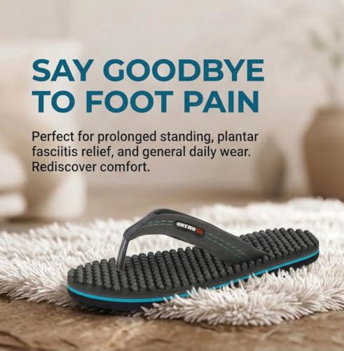 Image of ORTHO JOY House Slipper for Women's Care | Orthopaedic | Diabetic | Acupressure | Comfortable | MCR | Flip Flop Ladies and Girl's Home for Daily Use