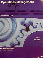 Operations Management 1308199899 Book Cover