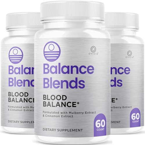 (3 Pack) Balance Blends Capsules - Official BalanceBlends Pills Advanced Premium Formula Support Maximum Strength All Natural Ingredients for Overall Health & Wellness 180 Capsules for 3 Months