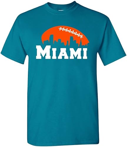 Miniatura 38 de Xtreme Apparrel City Skyline - Camiseta de hombre para los aficionados al fútbol americano