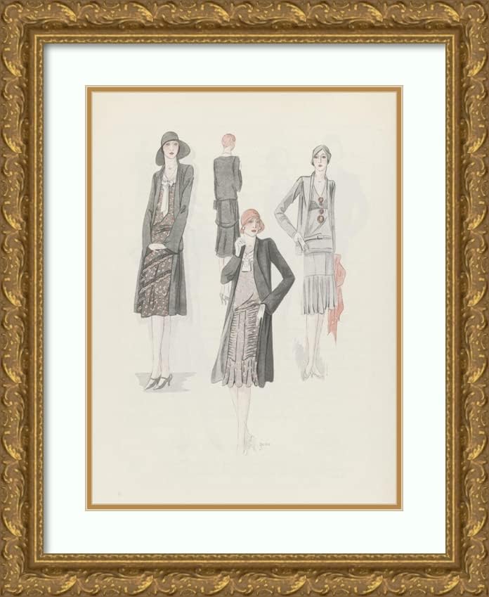 ArtDirect J. Dory 14x18 Gold Ornate Frame and Double Matted Museum Art Print Titled - Art - Taste - Beauty, P.9 (1929)