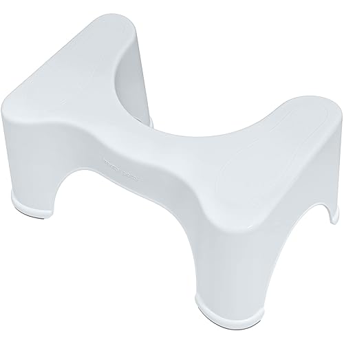 Miniatura 13 de Squatty Potty The Original - Taburete de inodoro para baño, color blanco, 9 pulgadas (paquete de 2)