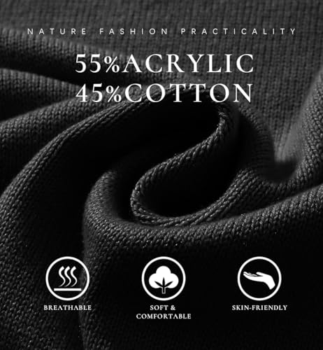 Les umes Men's Cardigan Sweaters Full Zip Stand Collar Cable Knitted Sweater Cotton Long Sleeve Zipper Cardigans 7