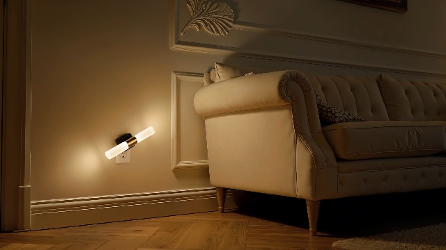 Image of L LOHAS LED Night Light, 2 Pack Night Lights Plug into Wall, 3000K Soft White, 0-100LM Adjustable Brightness, 180 Rotating Plug in Night Light with Auto Light Sensor (Matte White)