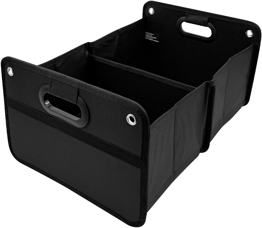 Trunk Organizer for Cadillac XT4 I 2023 2024 2025, Cargo Storage Box Foldable Vehicle Management Crate Premium Auto Interior Organization