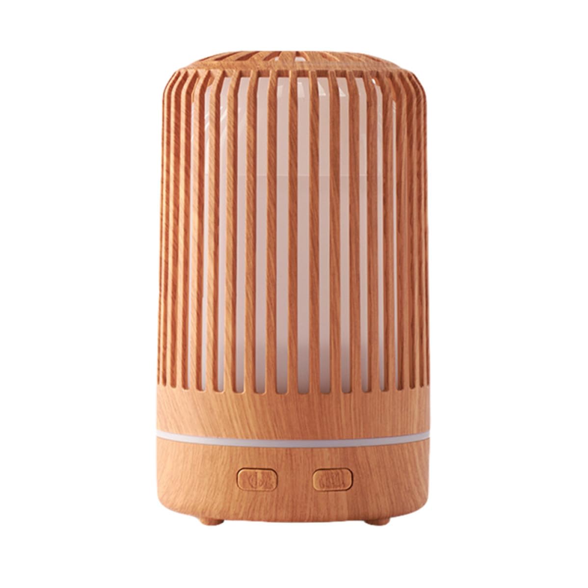 Diffuseur d'arômes design bois creux et humidificateur d'air élégant