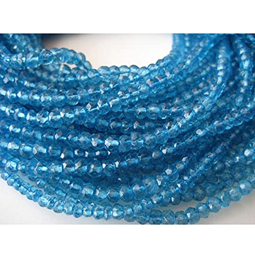 Perles de quartz bleu LKBEADS pour création de bijoux délicats