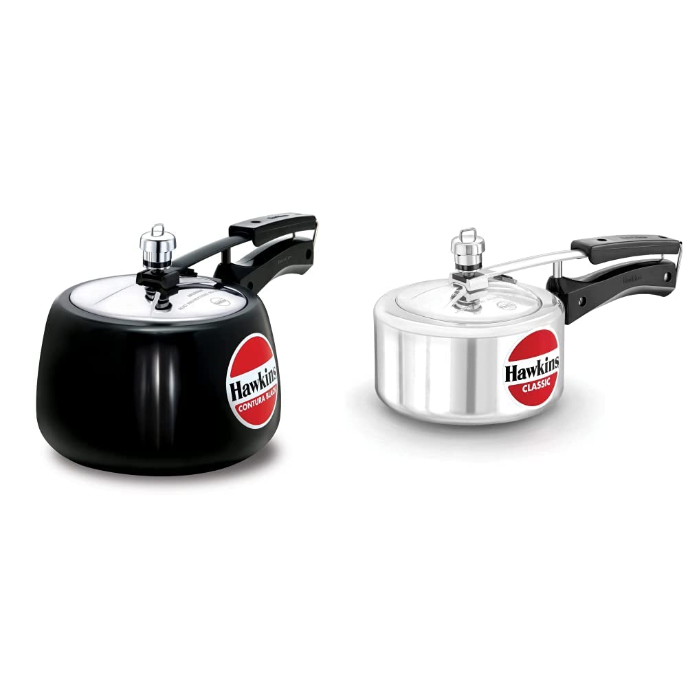 Buy Hawkins Contura Hard Anodised Aluminium Pressure Cooker, 3