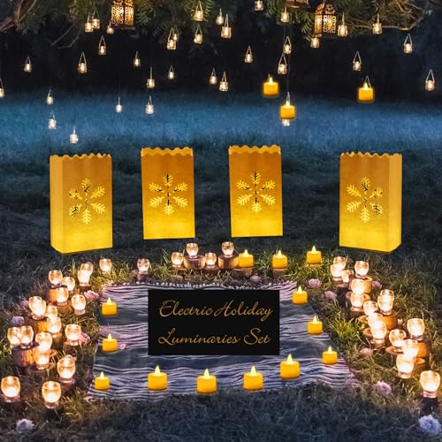 Décorations de fête d'extérieur romantiques pour illuminer sans risque d'incendie