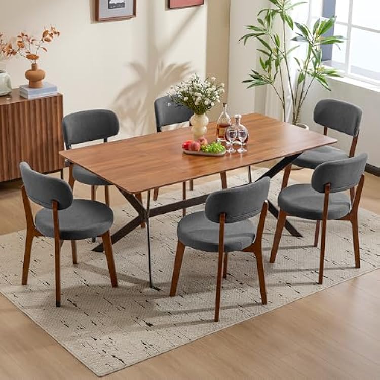 Furniliving Wooden Dining Chairs Set of 6, Trinidad and Tobago Ubuy