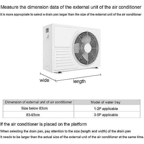 Bac de récupération des condensats de climatiseur central portable climatisation - 7