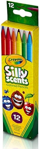 Crayola Silly Scents Twistables Colored Pencils, 12 count, Scented Art Tools, Assorted Colors, School Supplies