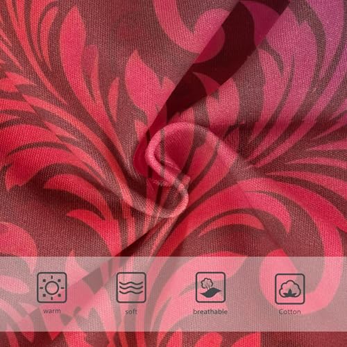 Ornate Floral Designs Red Flowers Panties Little Girl Toddler Girls Underwear Cotton Flower Kids Undies Briefs 2t3