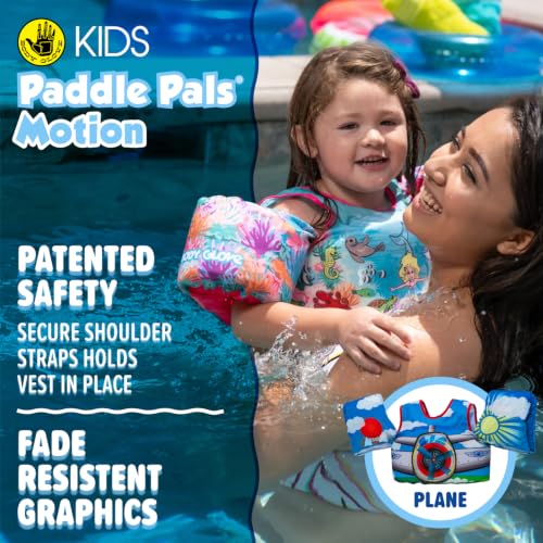 Image of Body Glove Paddle Pals Learn to Swim Life Vest, 33-55 lbs | U.S. Coast Guard approved learn-to-swim aid, Type III child's PFD for recreational boating; perfect for pools, lakes, beaches
