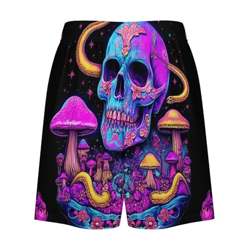 Lounge Pajama Bottoms for Men, Soft Comfy Pajama Short with Elastic Waistband Sleep Pjs Pants 6