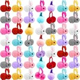 Baaxxango 48 Pcs Easter Bunnies Plush Animals,Mini Stuffed Rabbit,Soft Tiny Stuffed Animals Bunnies Plush Rabbit for Easter Eggs Fillers Basket Stuffers Party Favors Gifts